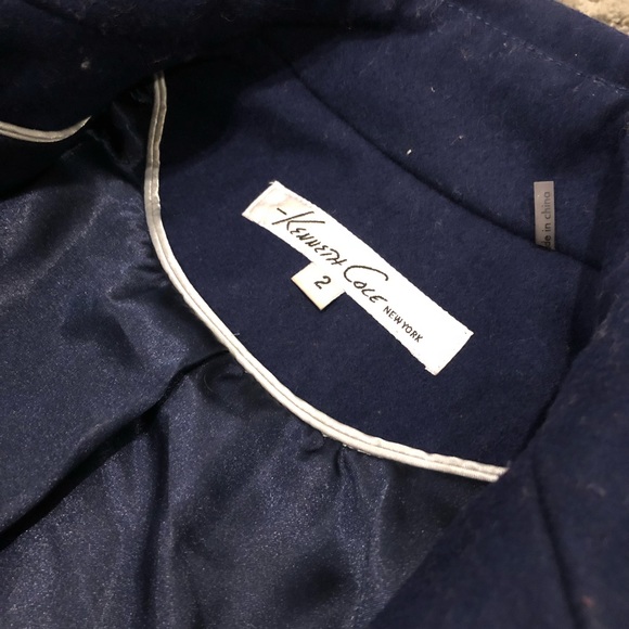 SOLD-Kenneth Cole, Wool Coat, - Picture 7 of 8